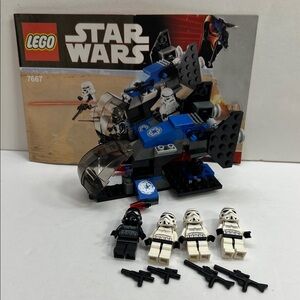 LEGO Star Wars: Imperial Dropship (7667)--100% Complete with All Minifigures!